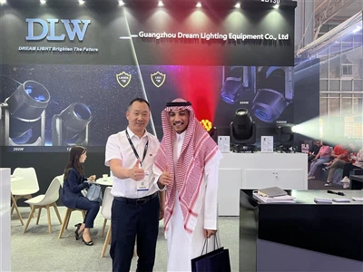نورپردازی DLW در نمایشگاه 2025 SAUDI LIGHT & SOUND EXPO